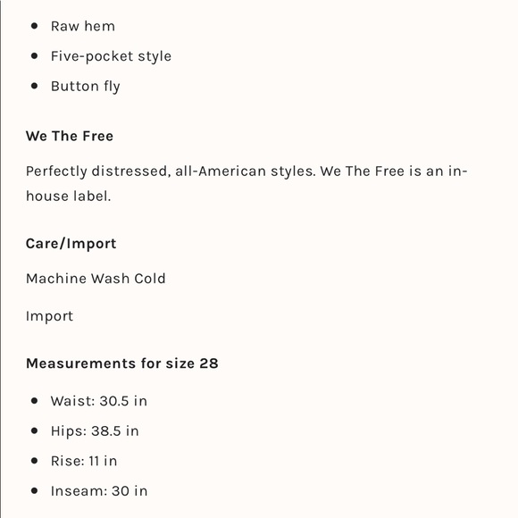 NEW 29 Free People High Rise straight flare jeans - Picture 13 of 16